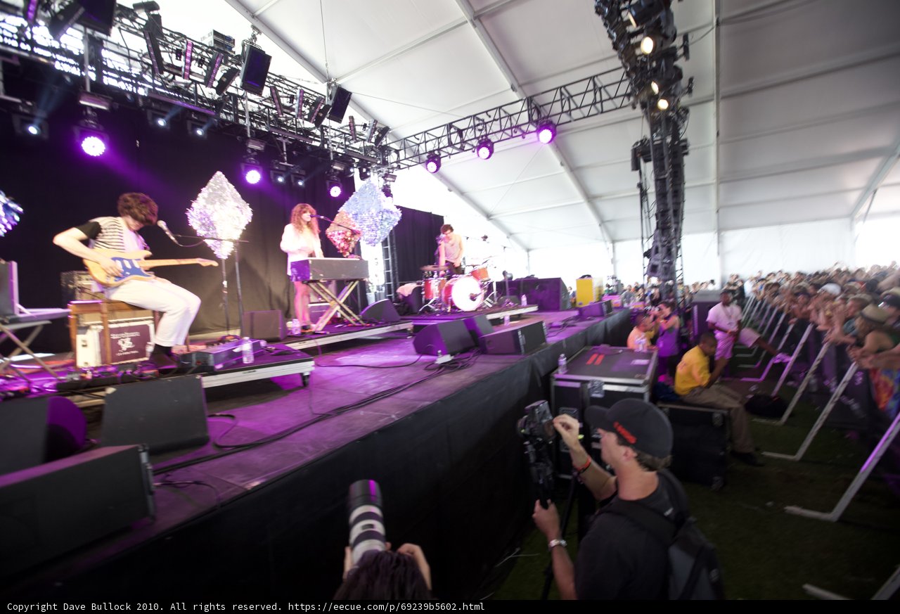 Band Rocks the Stage at Coachella 2010