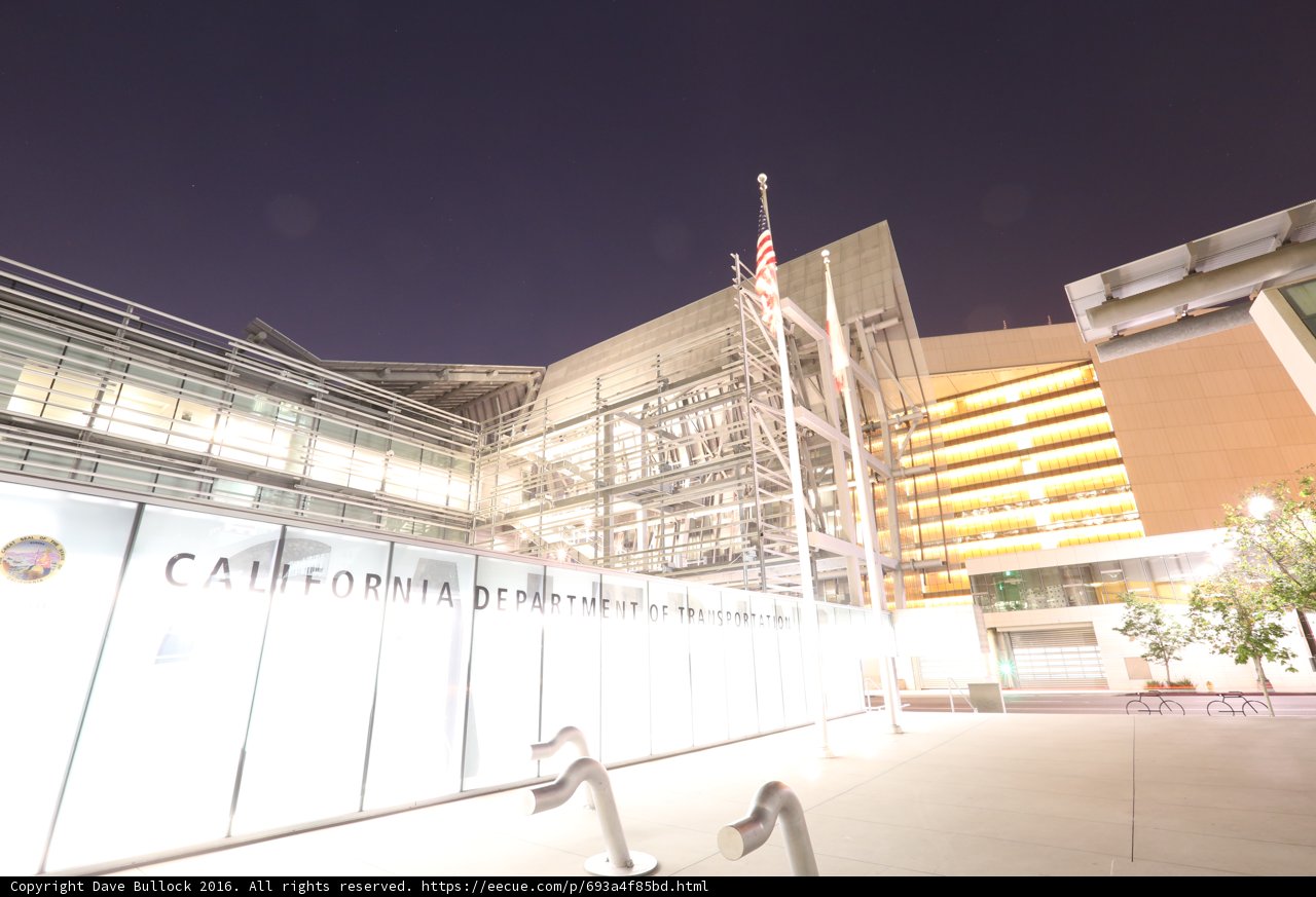 California State University at Night