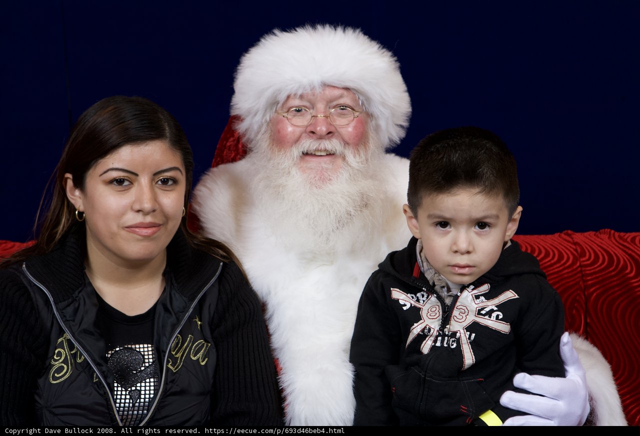 Posed with Santa