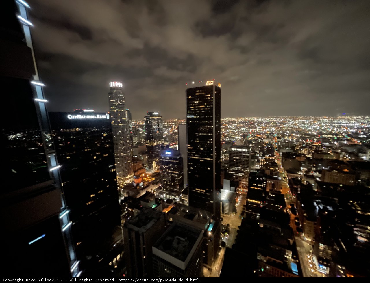 Los Angeles Nightscape from the Top of the Tower
