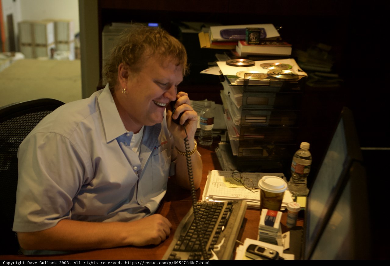Artie P at his Desk