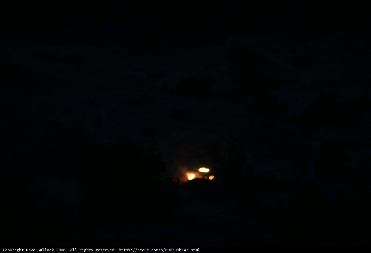 Fiery Night Sky