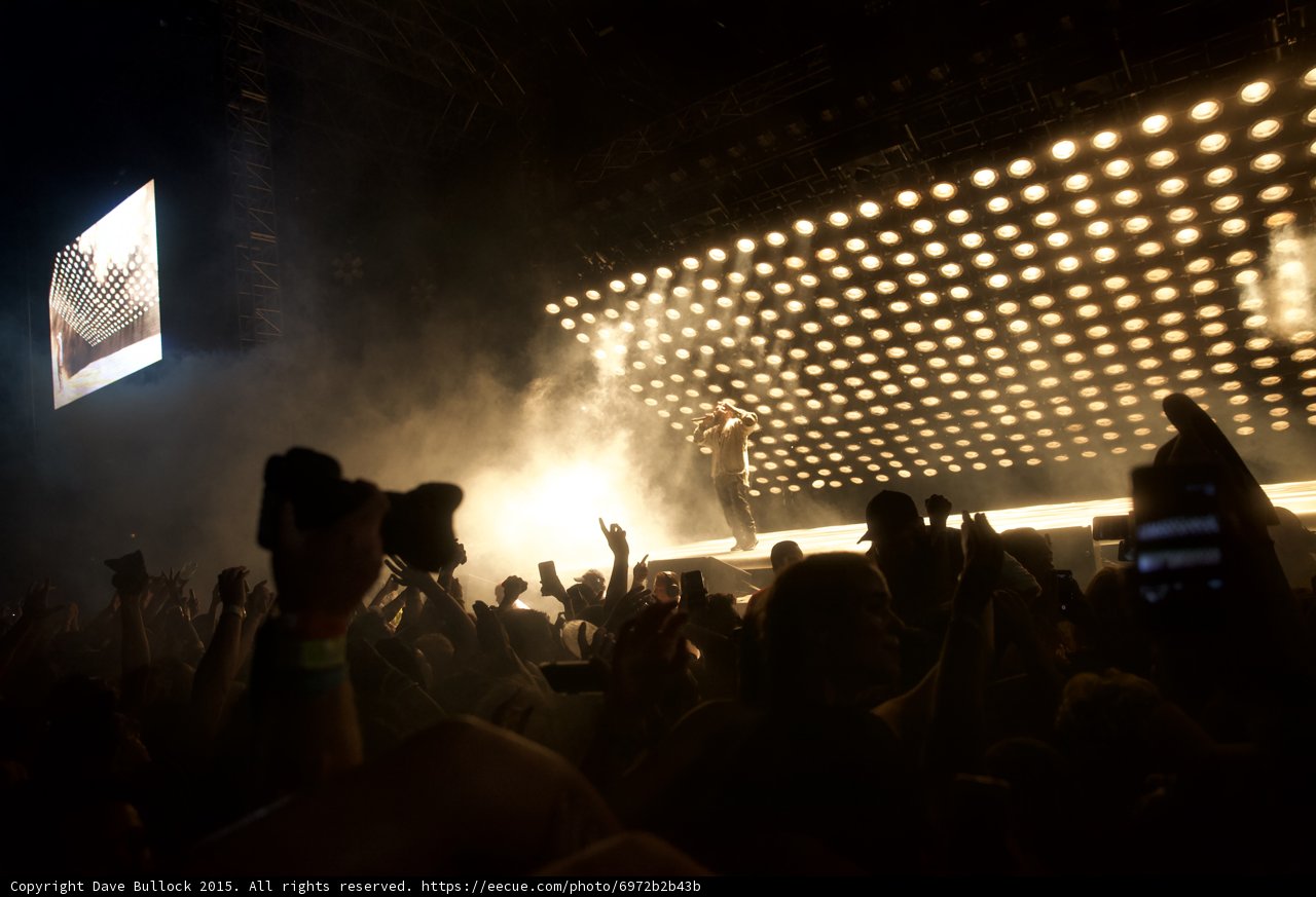 Kanye West Stage Wide View