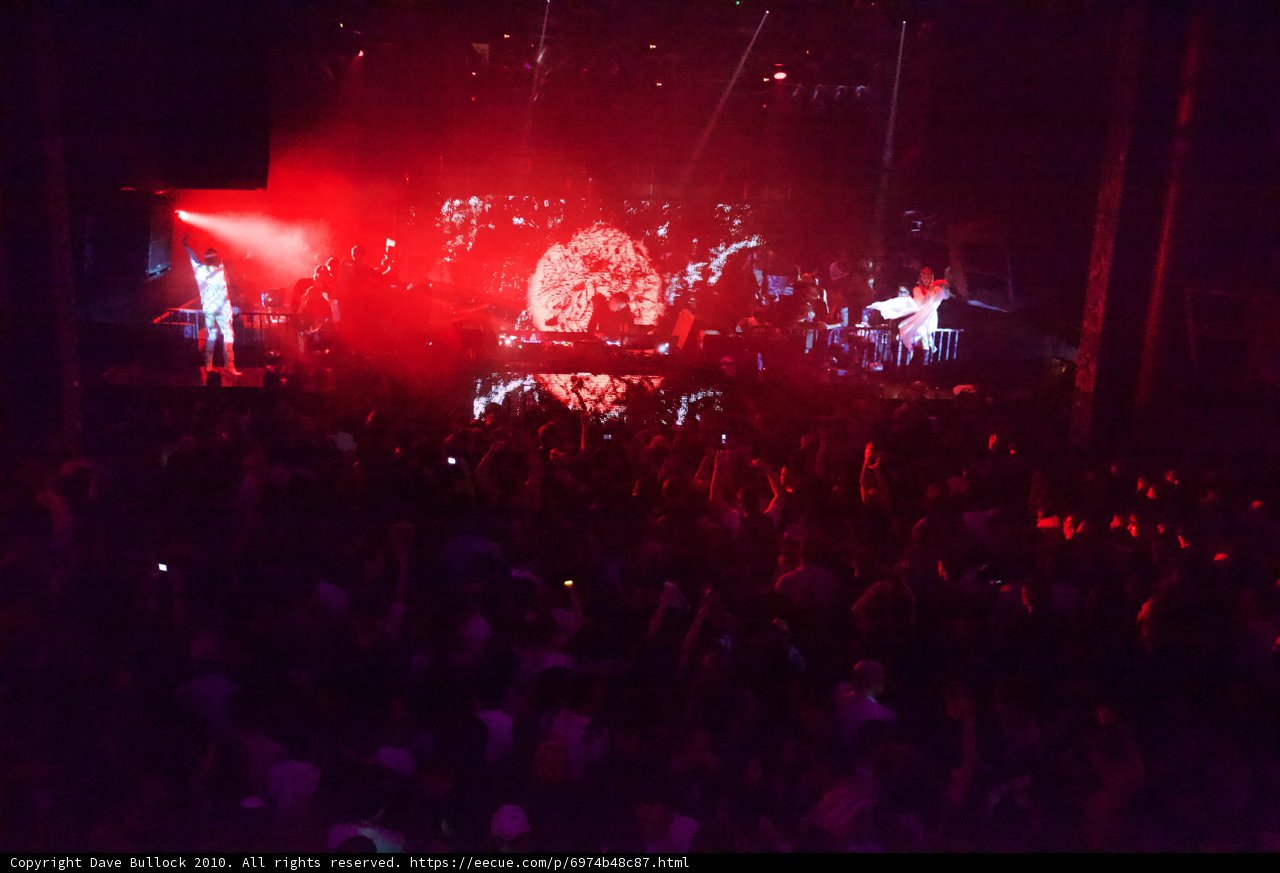 Red Spotlight Rock Concert