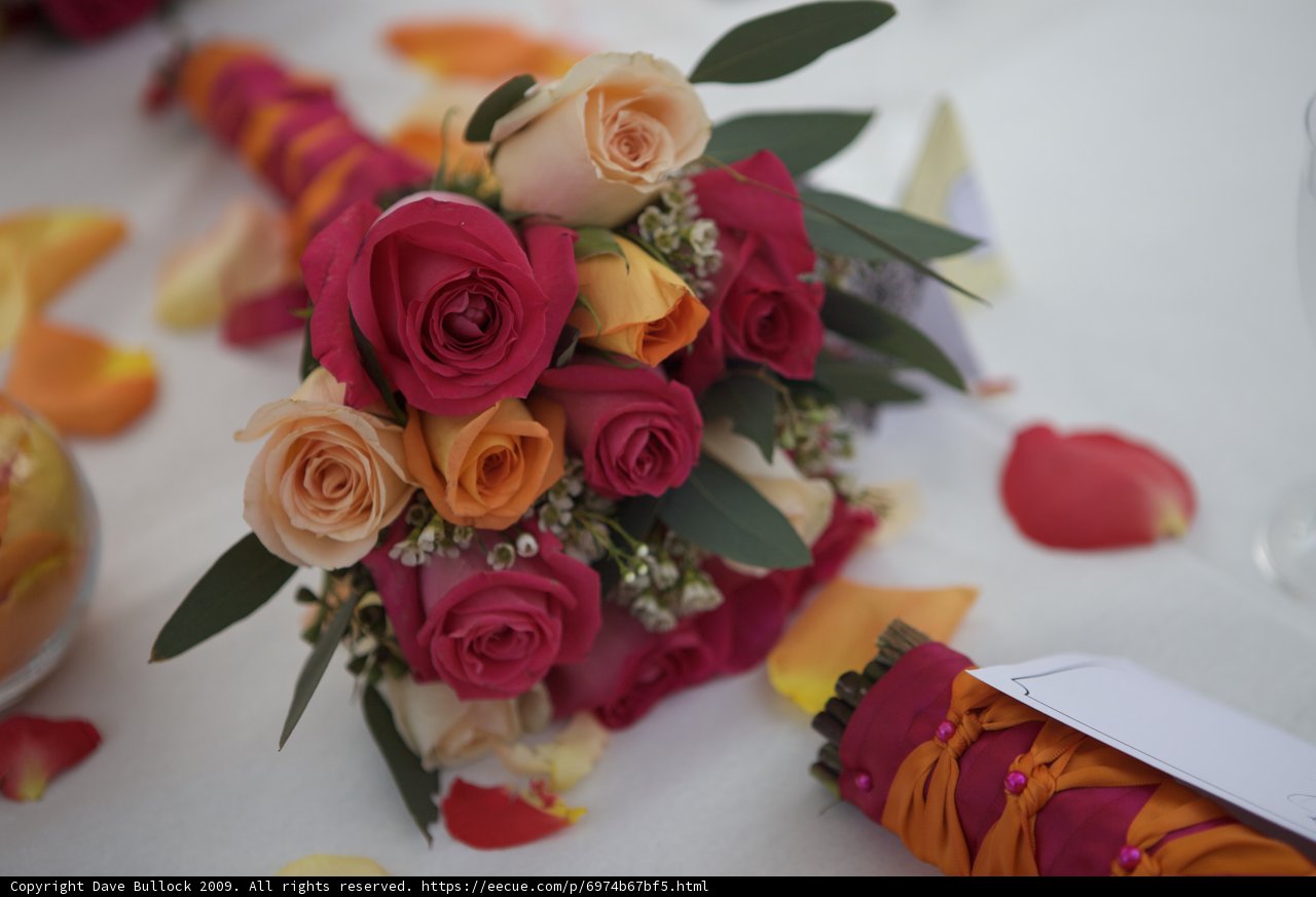Beautiful Floral Arrangement for the Hertz Wedding