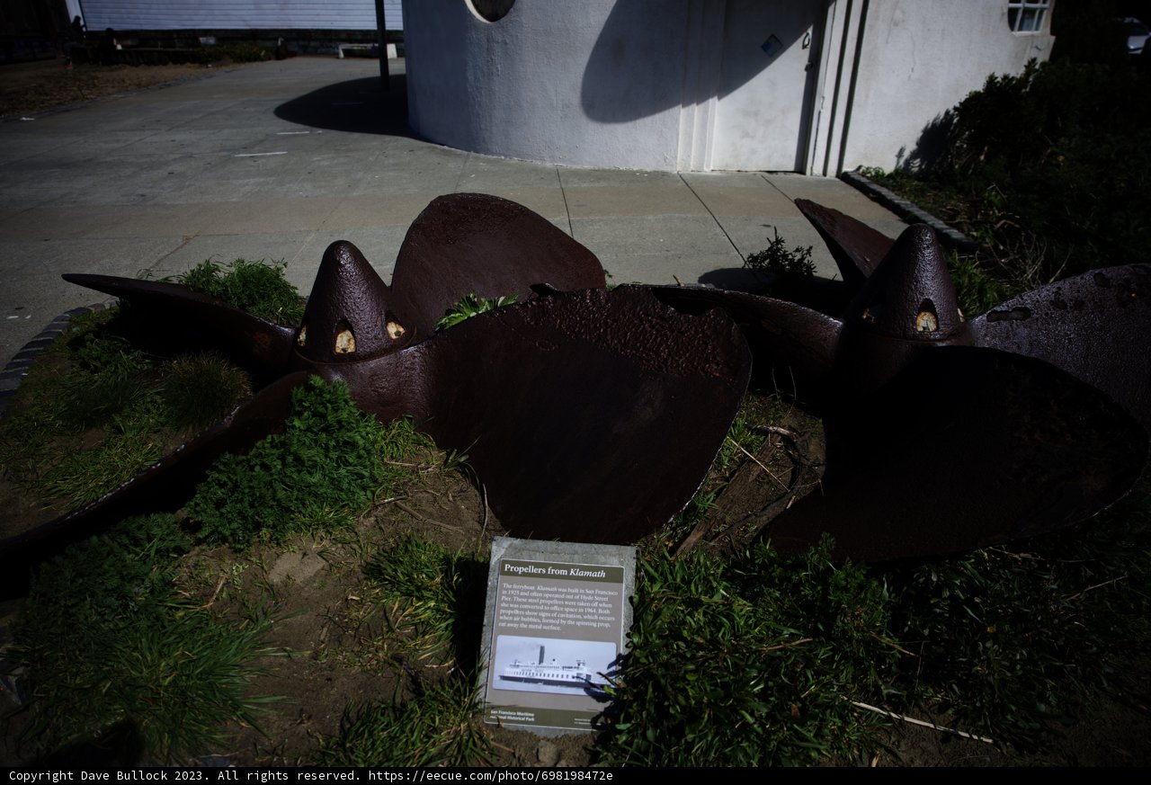 Abandoned Metal Propellers in the Field