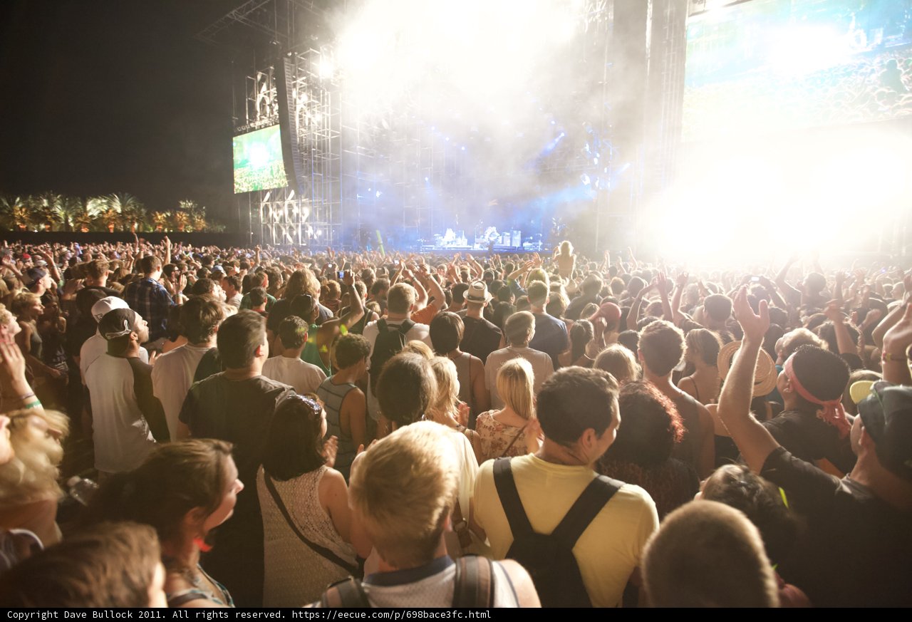 Epic Crowd at Coachella Concert