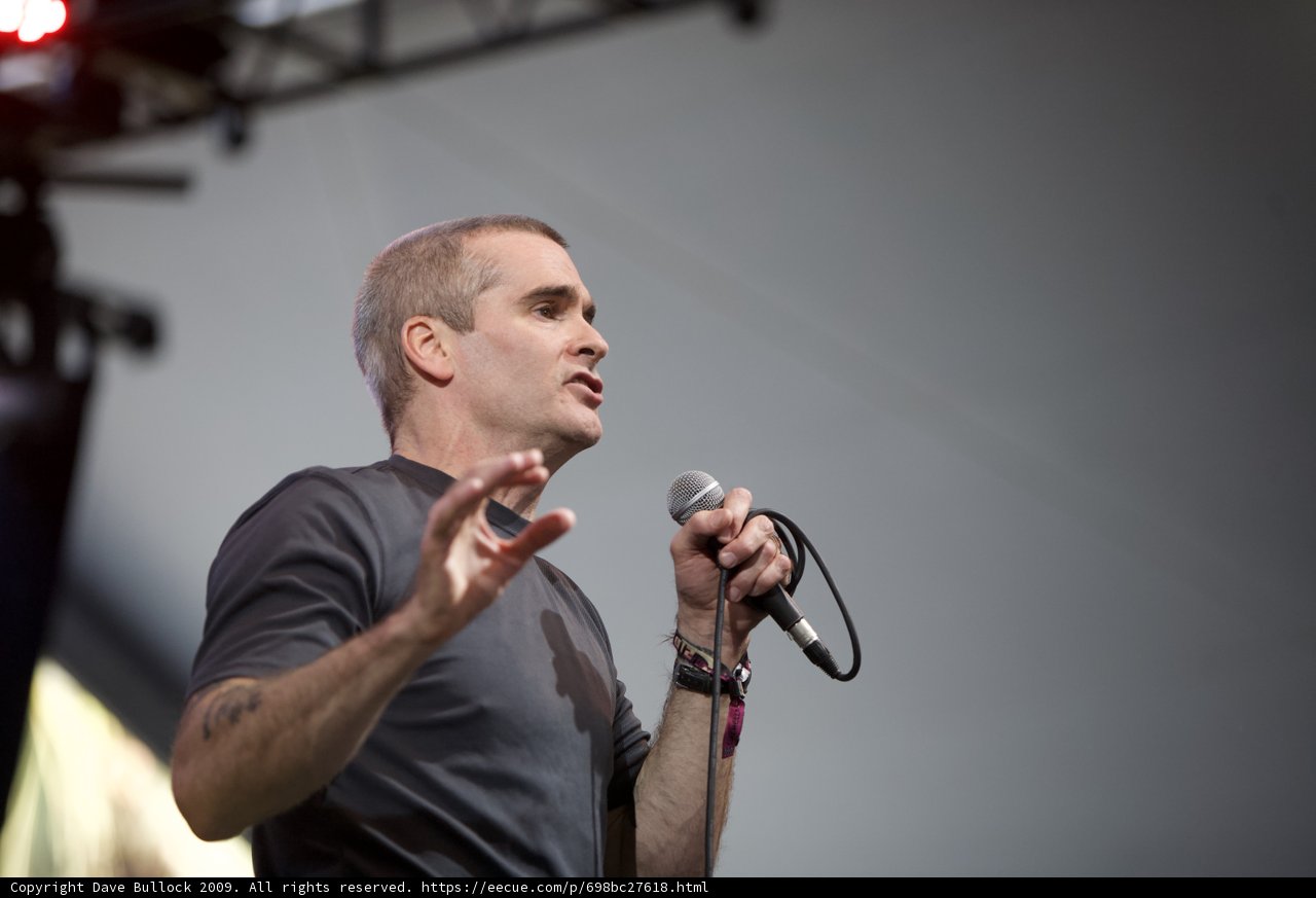 Henry Rollins Takes the Stage