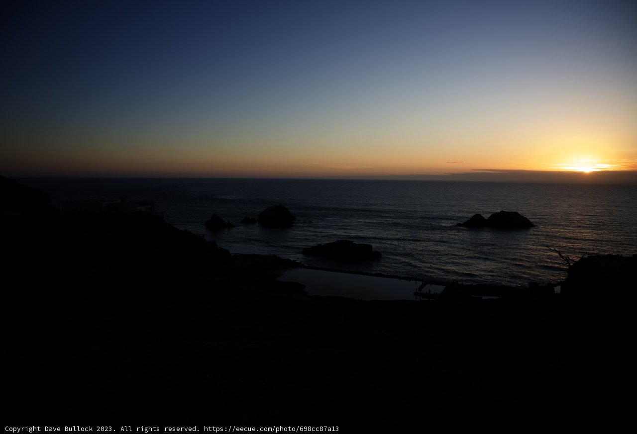 Serenity at Sutro Baths Sunset