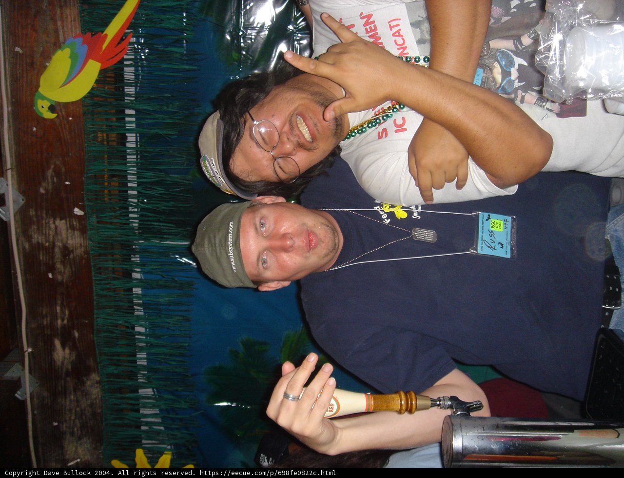 Two Men with Hats and Glasses