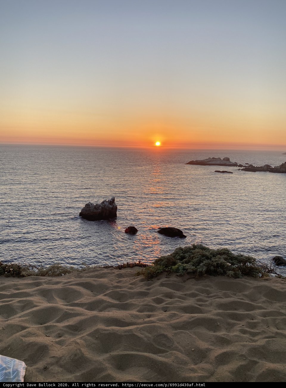 A Serene Sunset over the Pacific