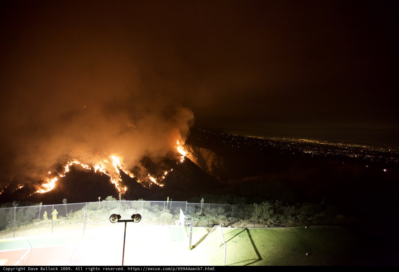 Tennis Court Blaze