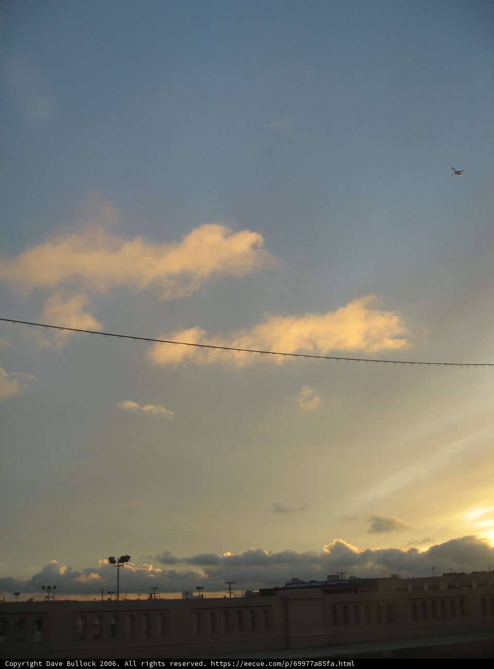 Sunset Flight Silhouette