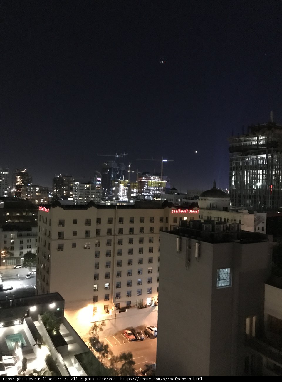 Night Skyline of Los Angeles