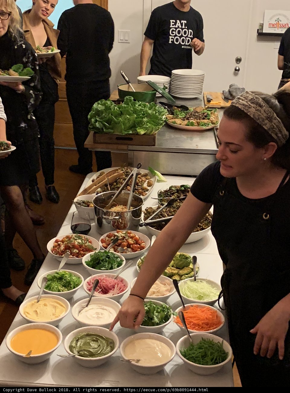Preparing a Delicious Meal at the Buffet Table