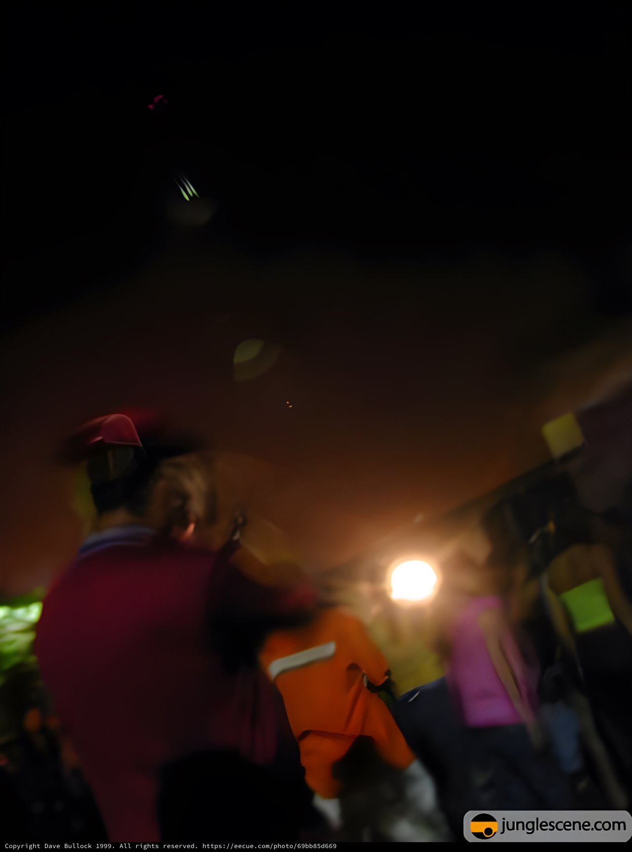 Underground Rave Scene in Motion