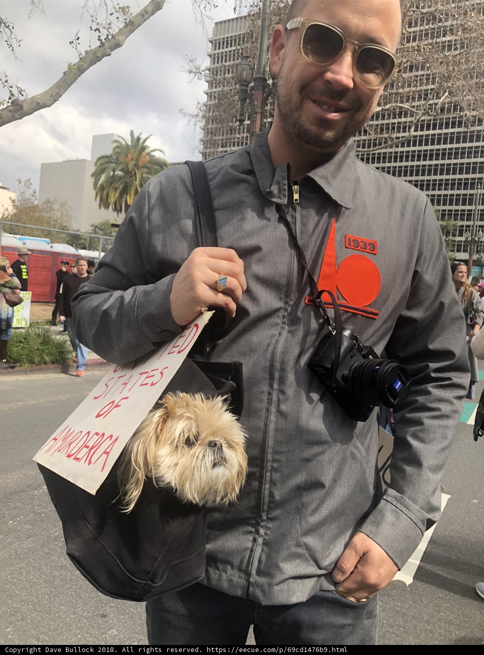 Urban Photographer and his Canine Companion