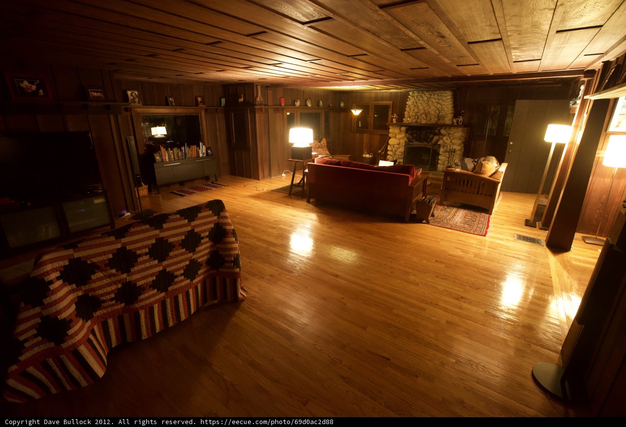 Cozy Living Room with Hardwood Floors