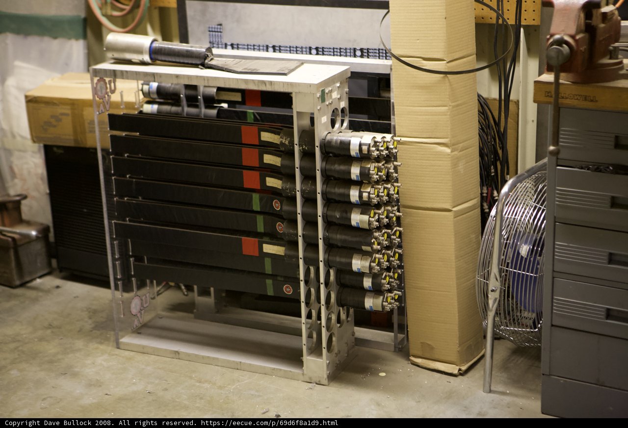 Assorted Tools on Metal Rack