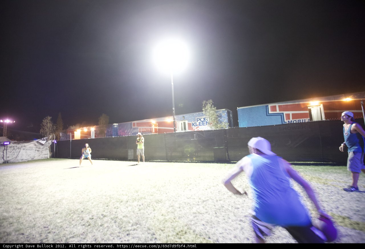 Nighttime Frisbee Fun