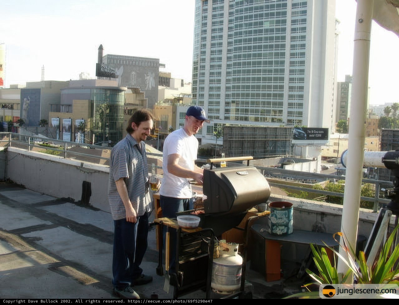 Rooftop BBQ Cookout in the City