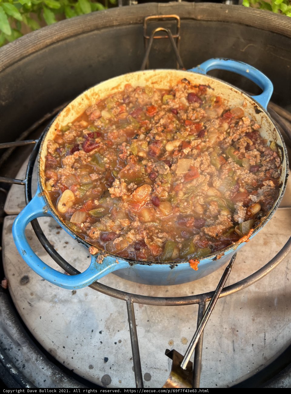 Sizzling Chili on the Grill