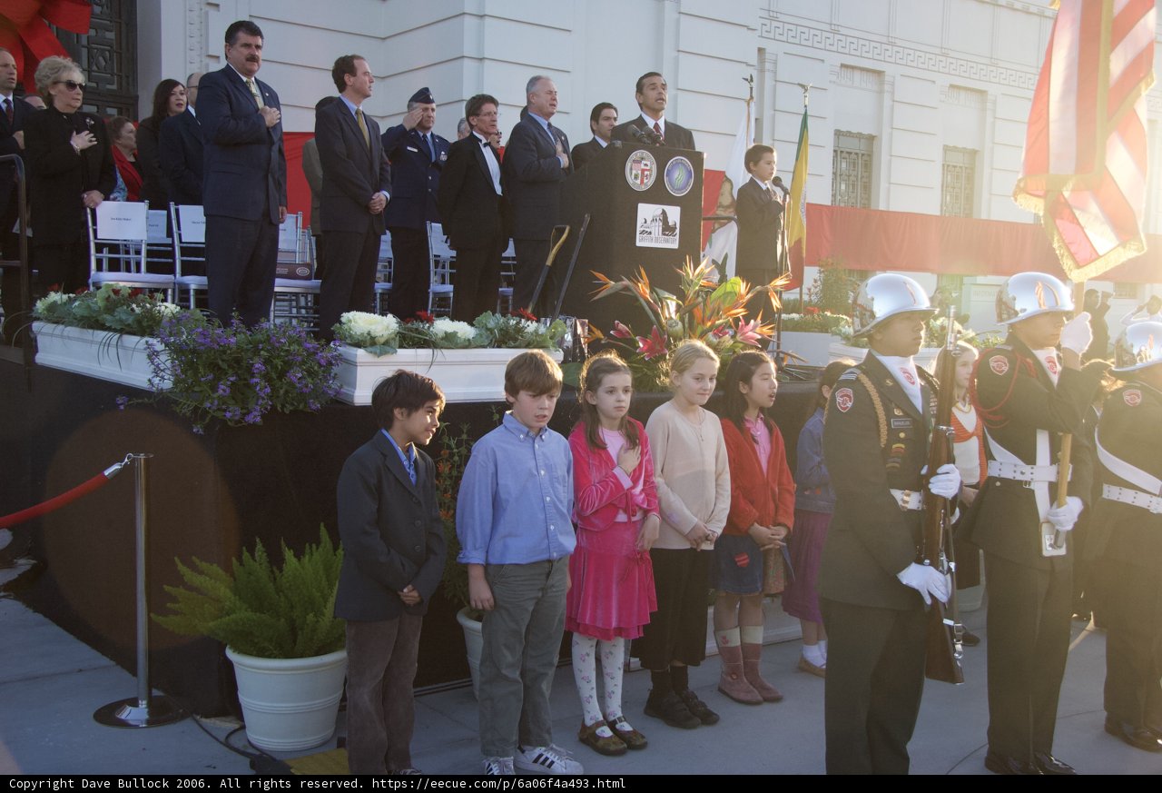 Antonio Villaraigosa and the Patriotic Crowd