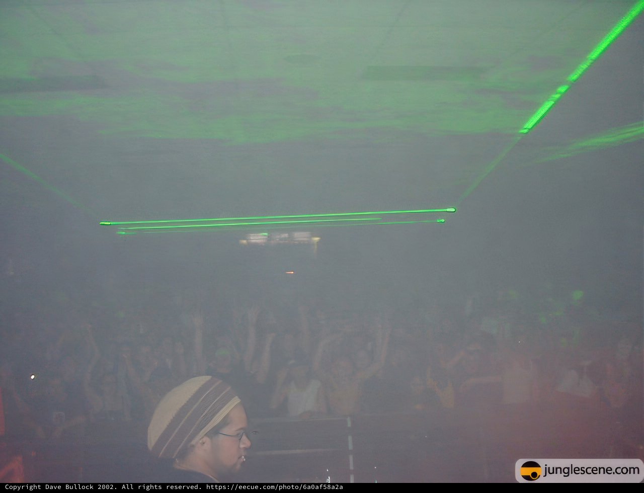 Smoky Nightclub Crowd