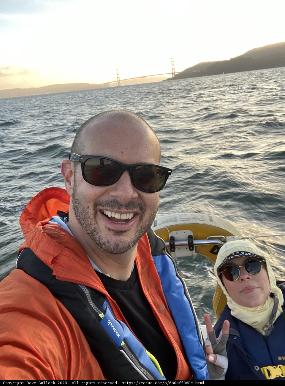 Sunset Selfie on San Francisco Bay