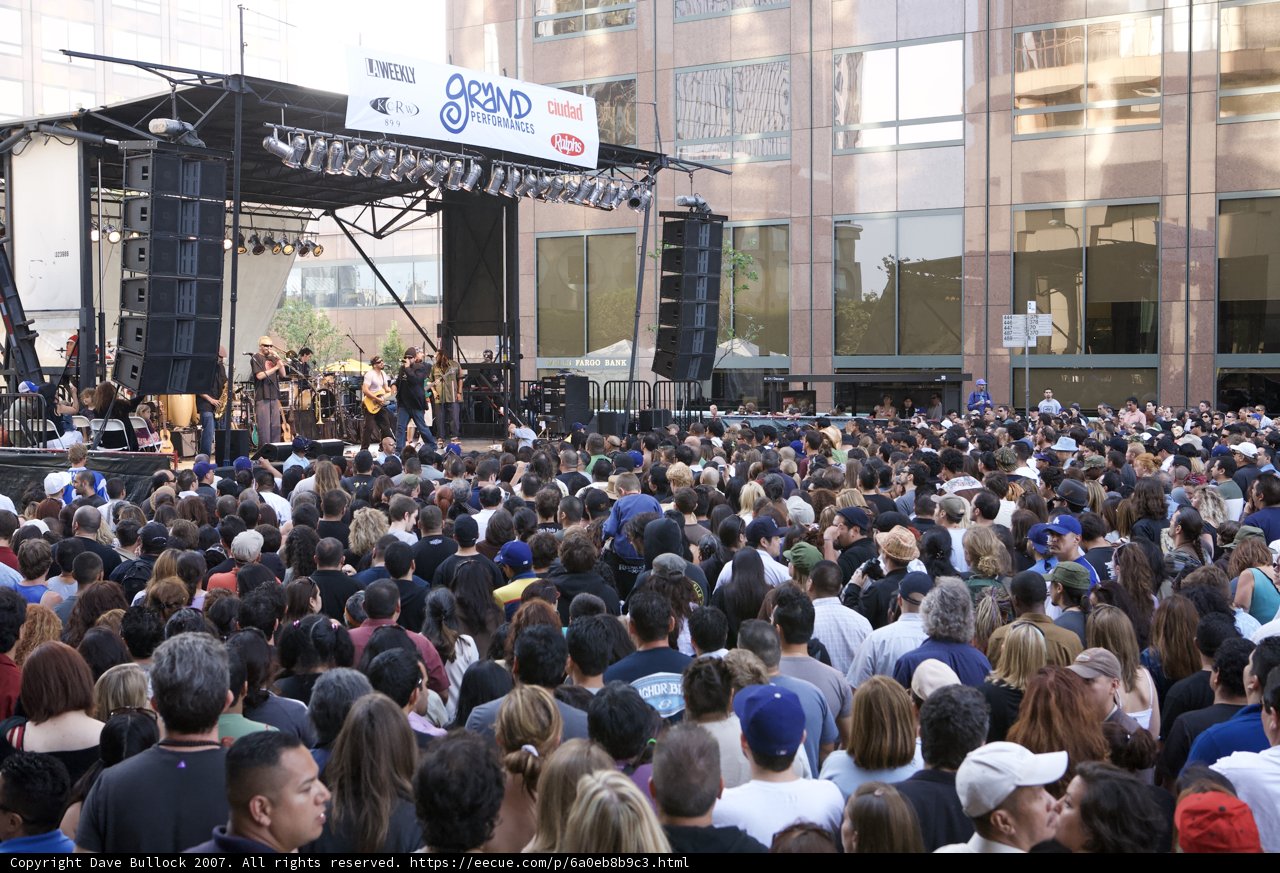 Grand Performance by Ozomatli Draws Massive Crowd Outside Building