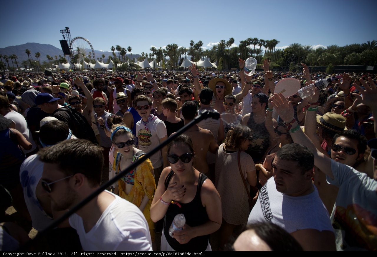 Energized Crowd at Coachella 2012