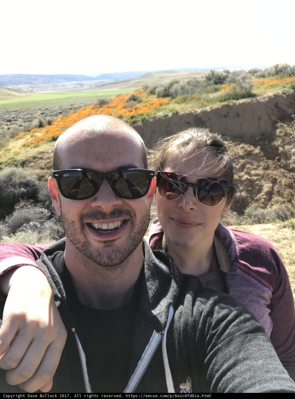 Selfie on a Desert Hill