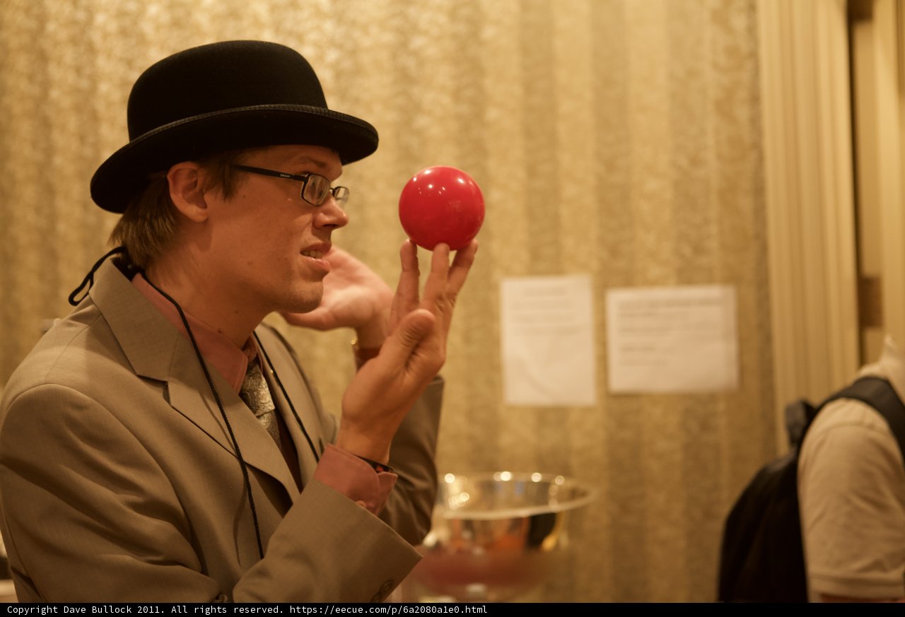 The Man and the Red Sphere