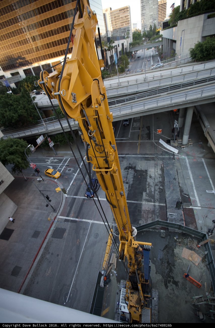 Construction Crane at Work