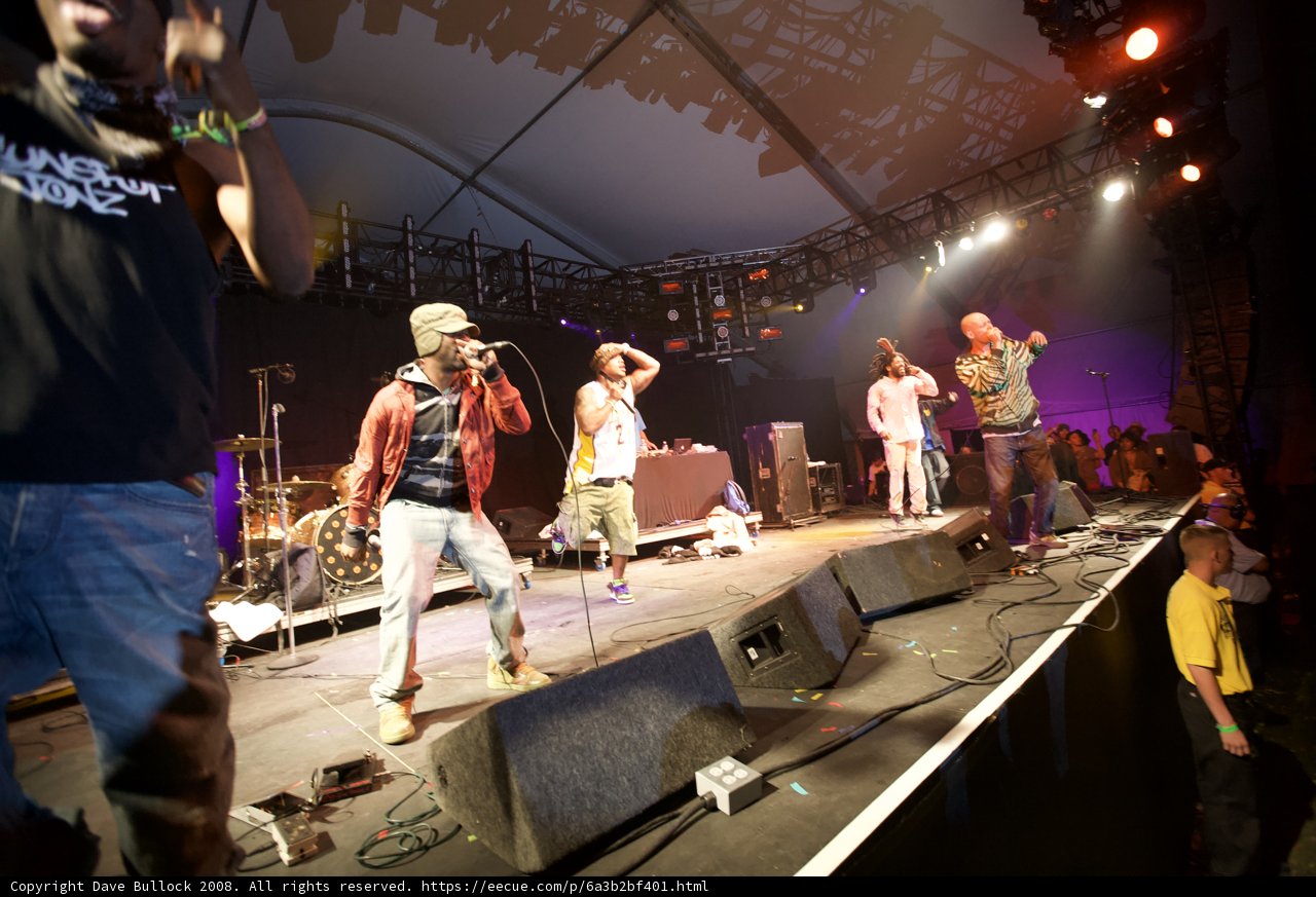 Miles Jaye and his Band Rocking the Coachella stage