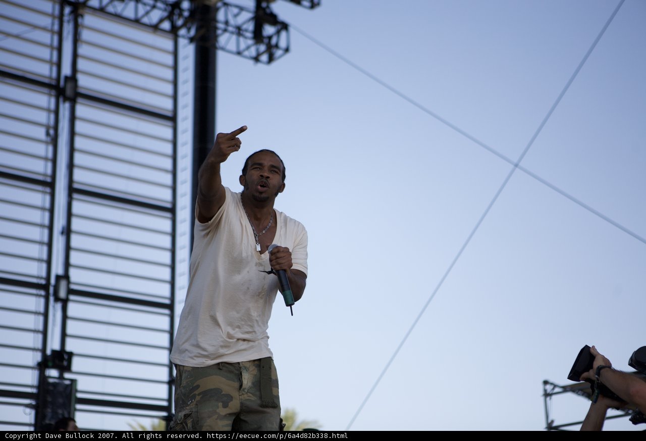 Pharoahe Monch Takes Over Coachella Stage with Mic in Hand