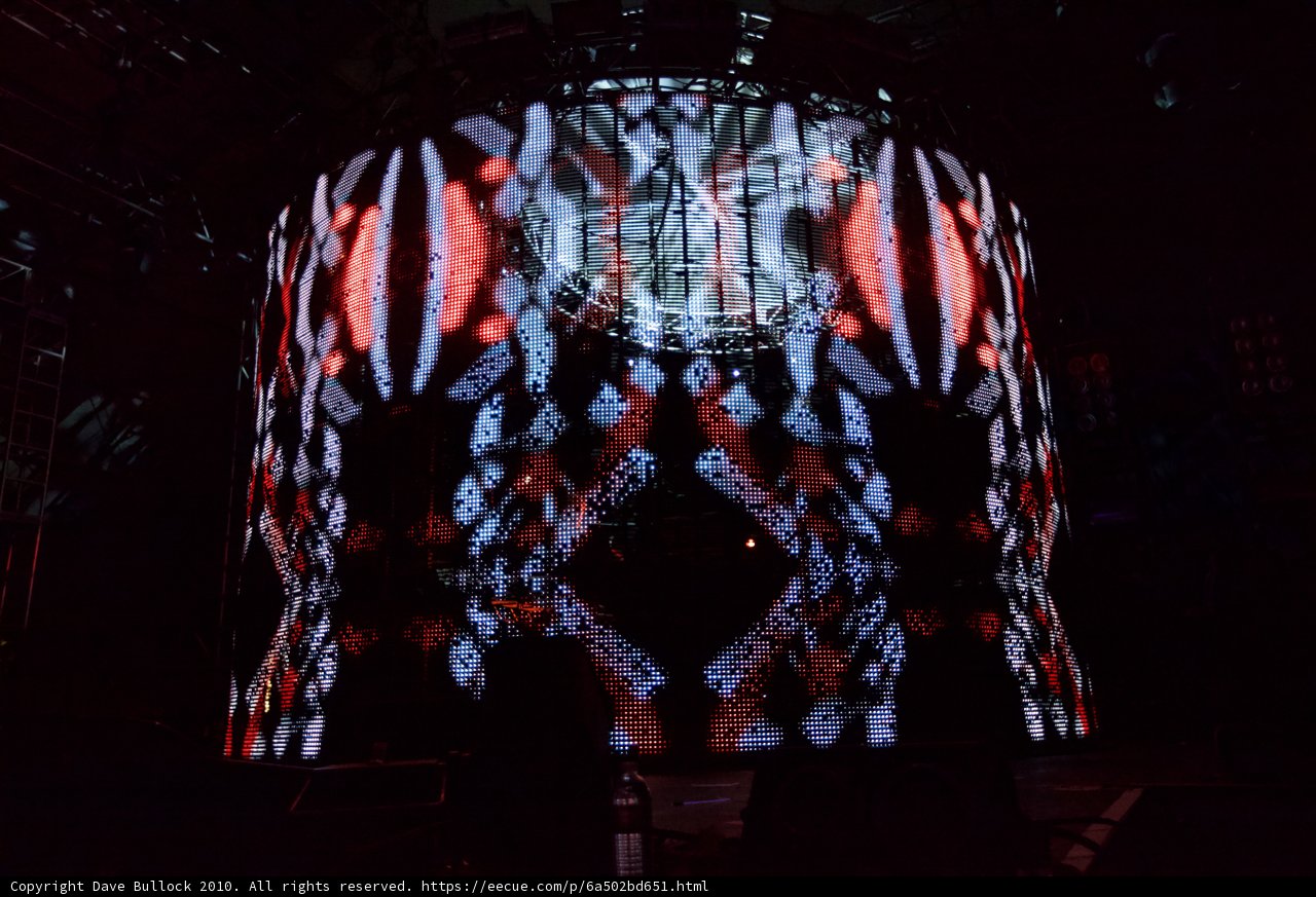 Red and Black Stage Lights