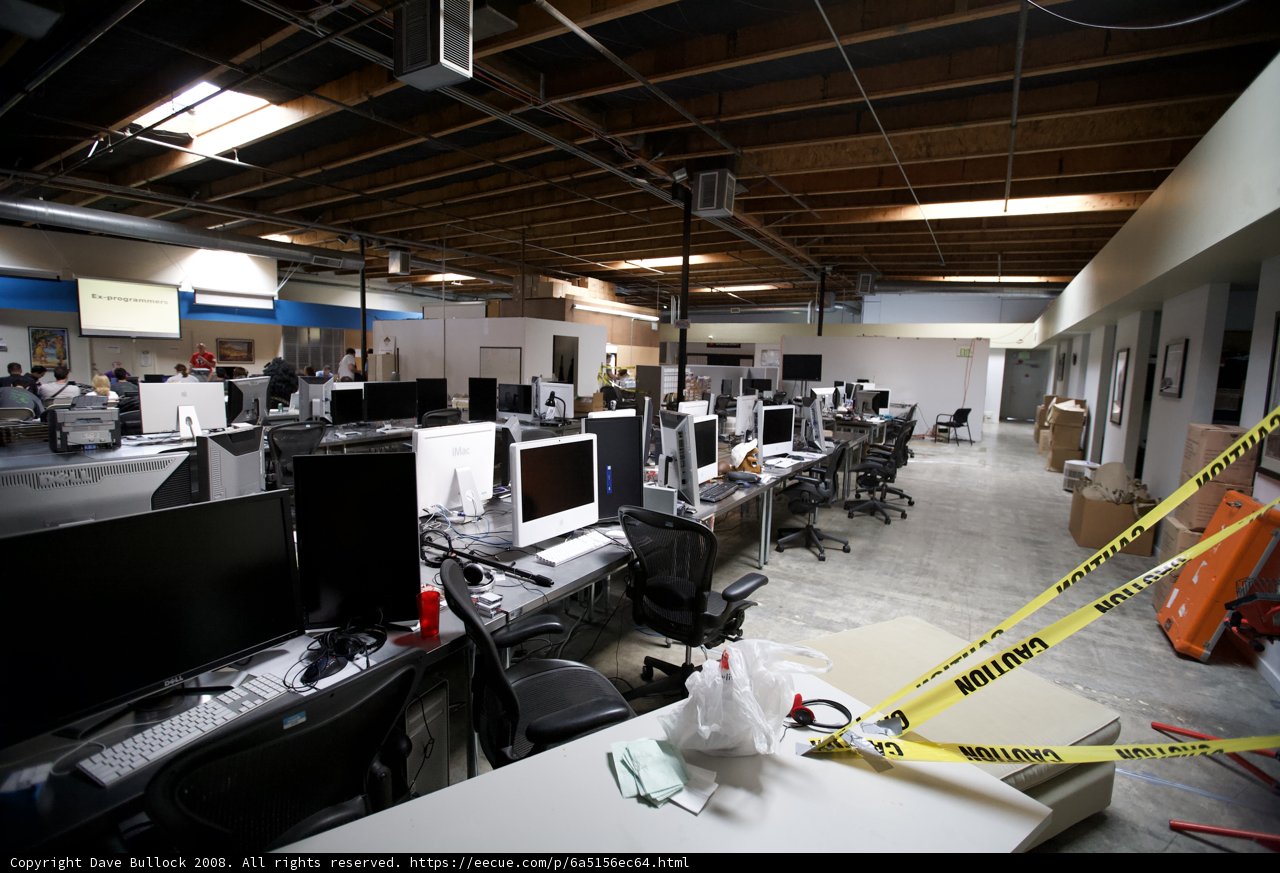 Busy Office with State-of-the-Art Equipment