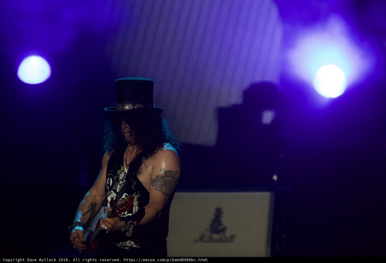 Slash Rocks the Stage at Rock on the Range Festival