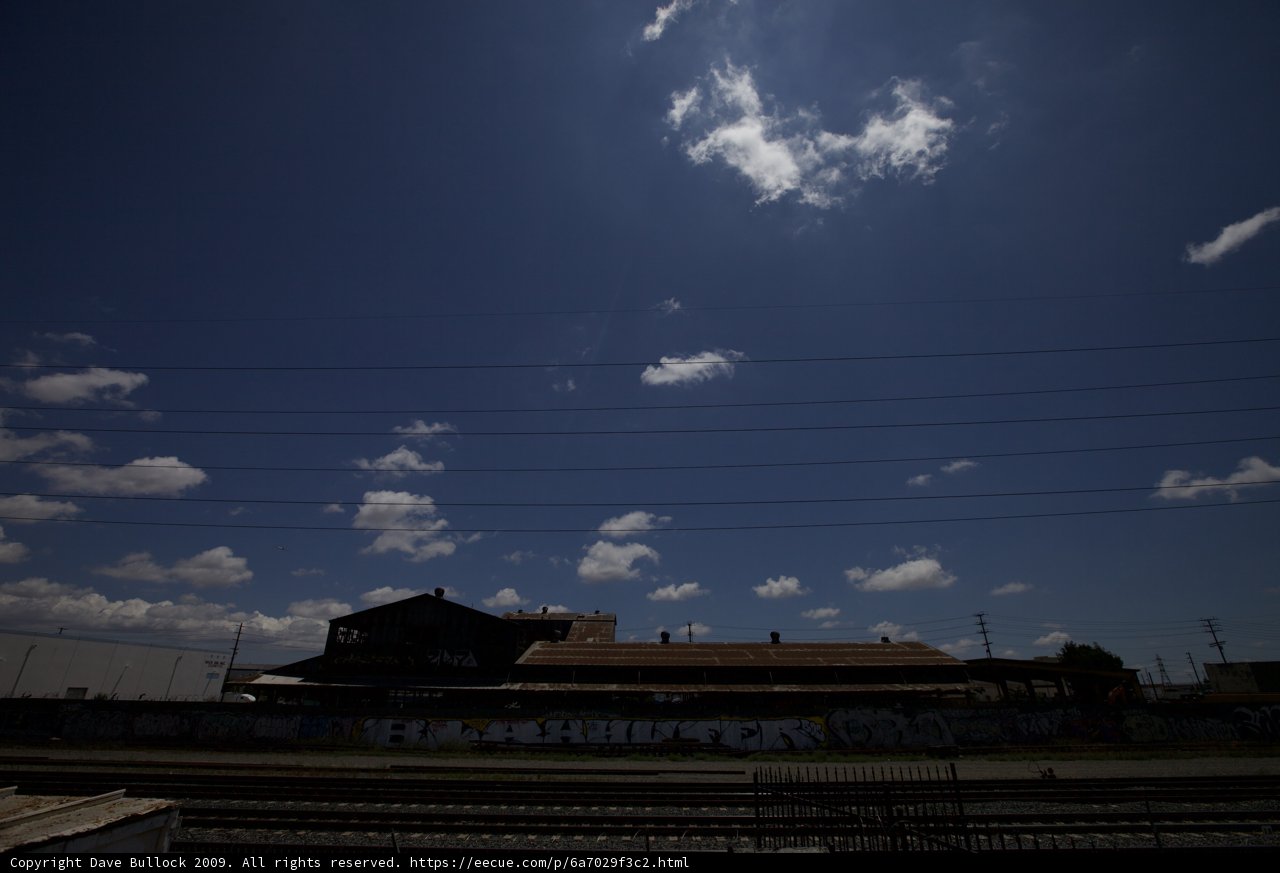 Cloudy Day at the Train Station