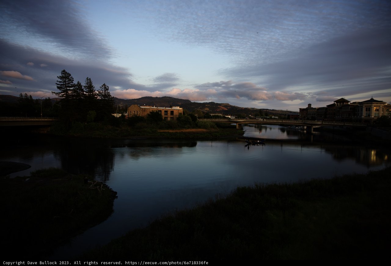 Serene Napa River Crossing
