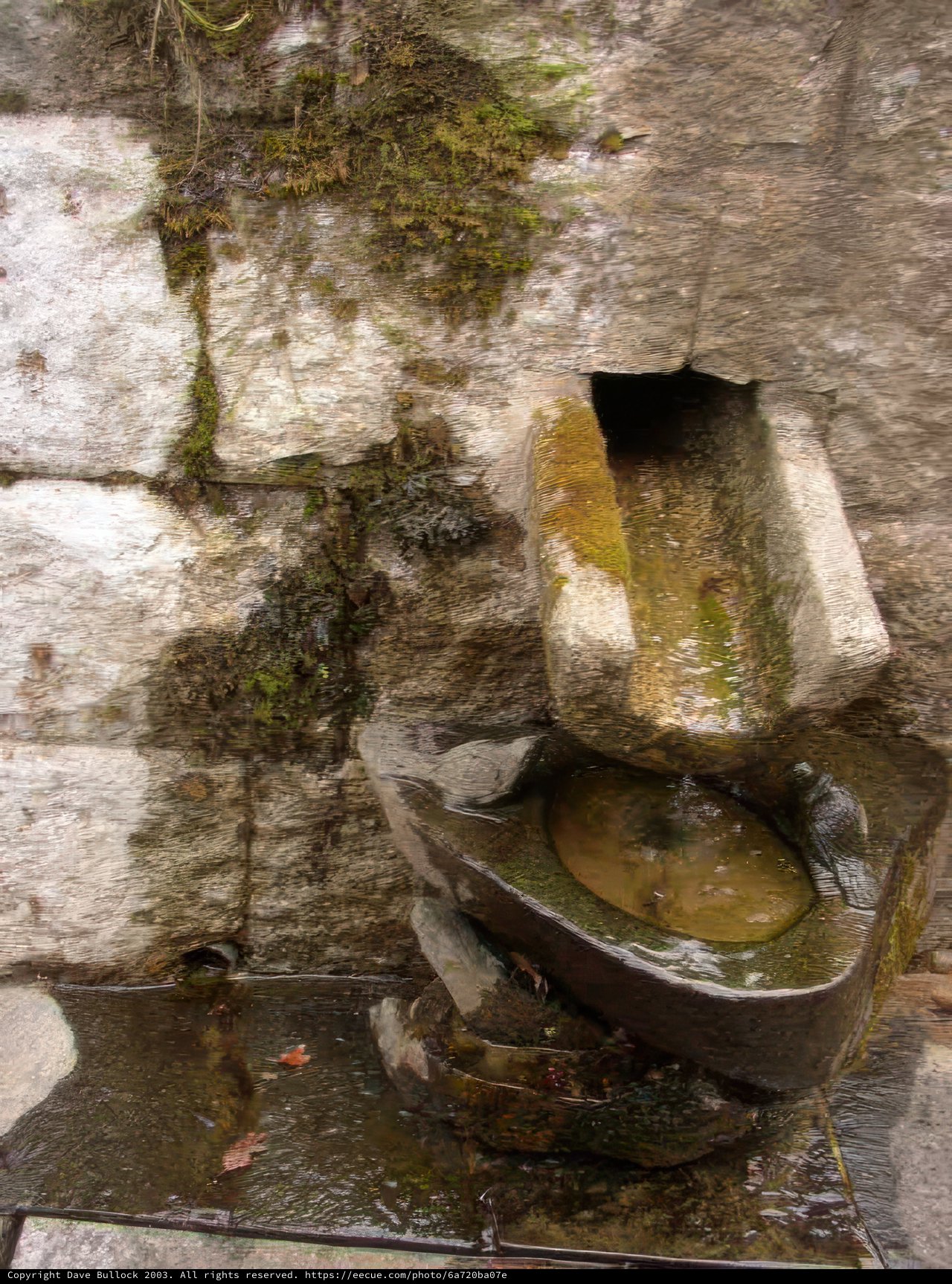 Serene Stone Fountain at Kyoto City Hall