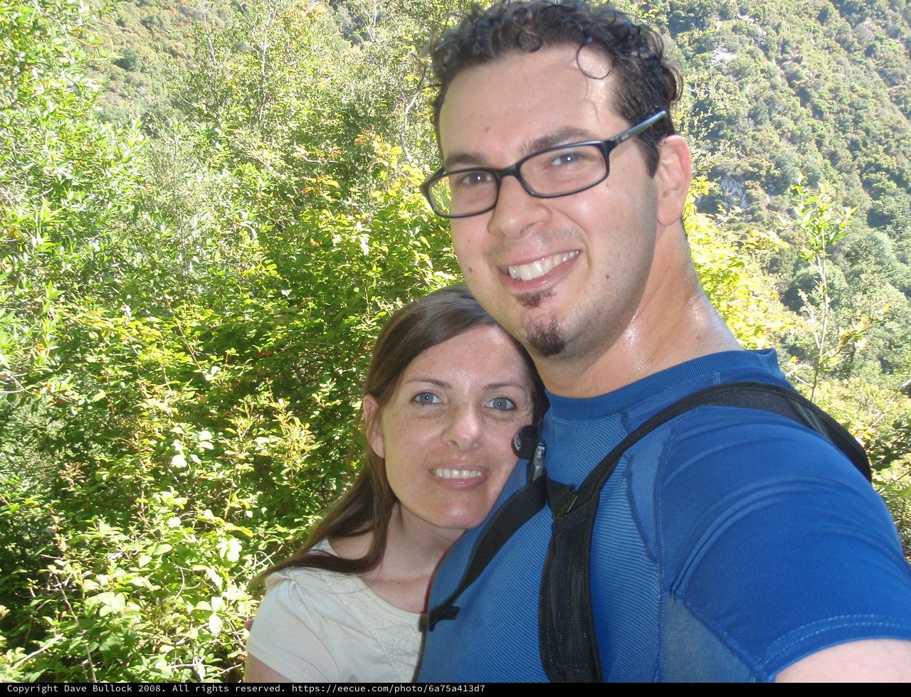Couple's Selfie on a Summer Mountain Hike