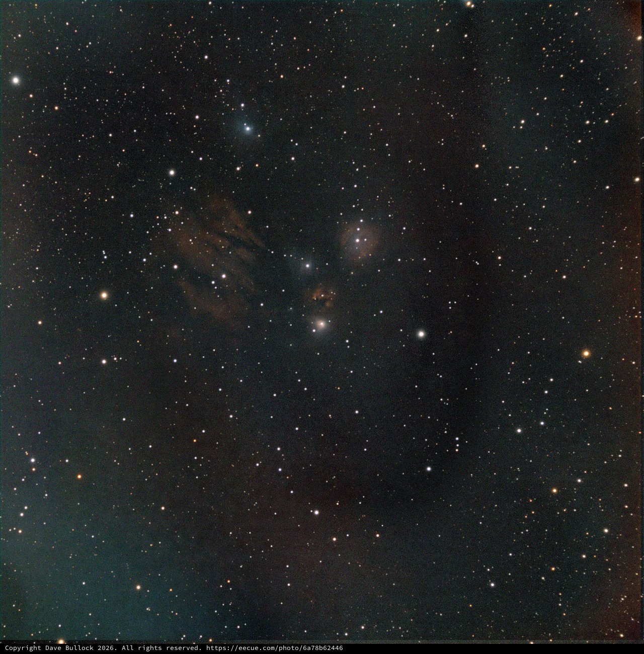 NGC2170 - Angel Nebula in Monoceros Narrowband Imaging