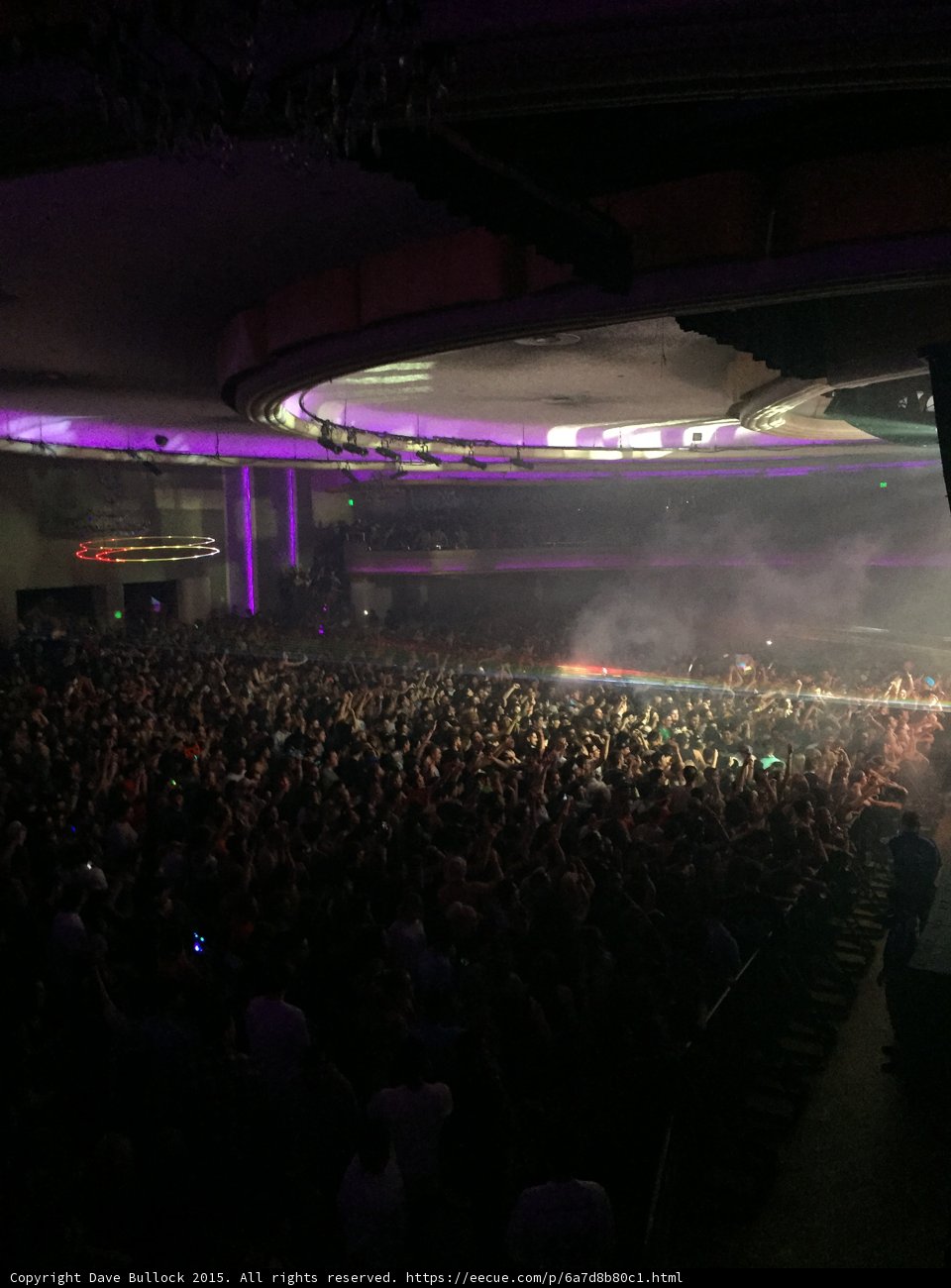 Rainbow LED Ring at Hollywood Palladium