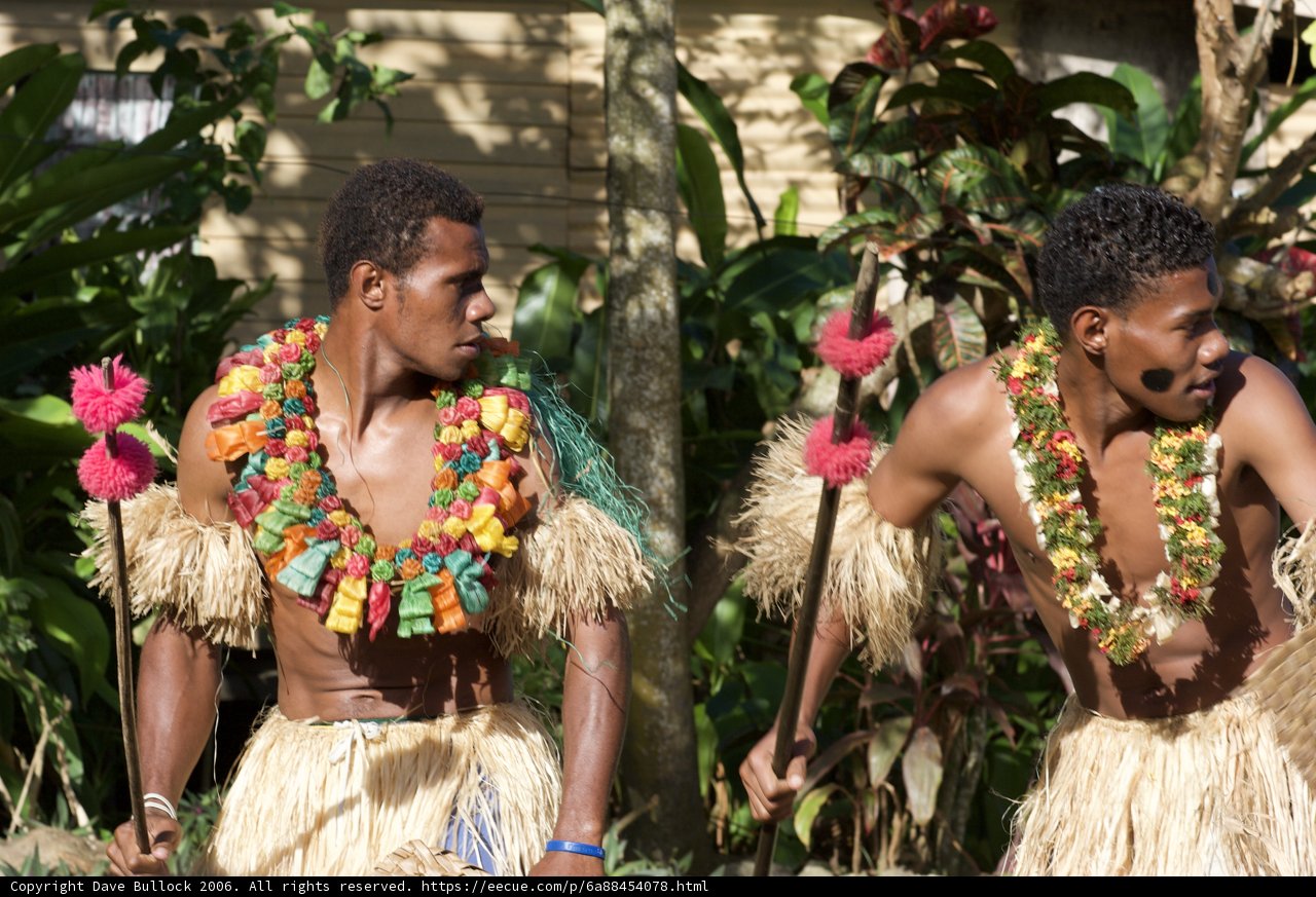 Traditional Hula Performance in Fiji