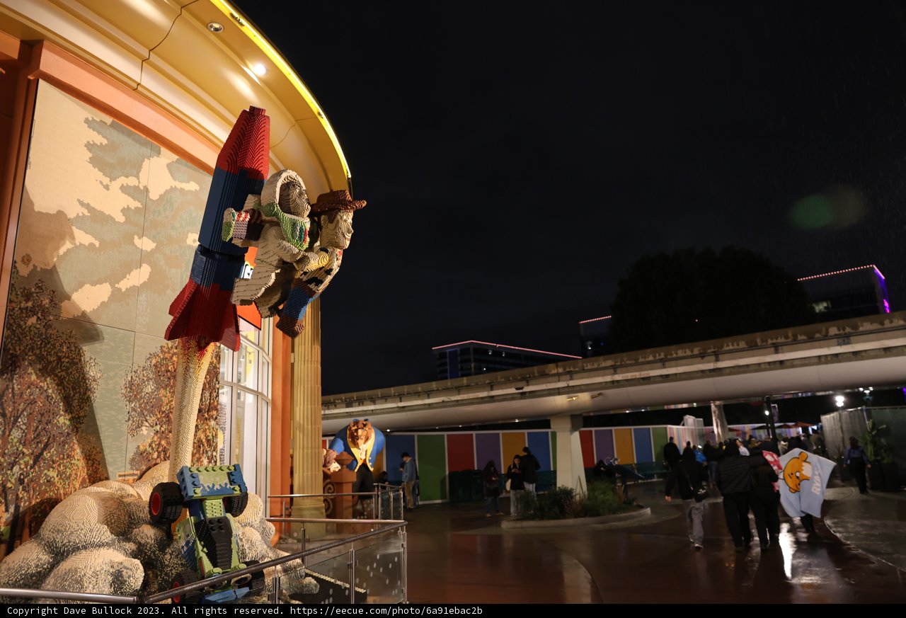 Rocket Statue Shines Bright in Downtown Disney