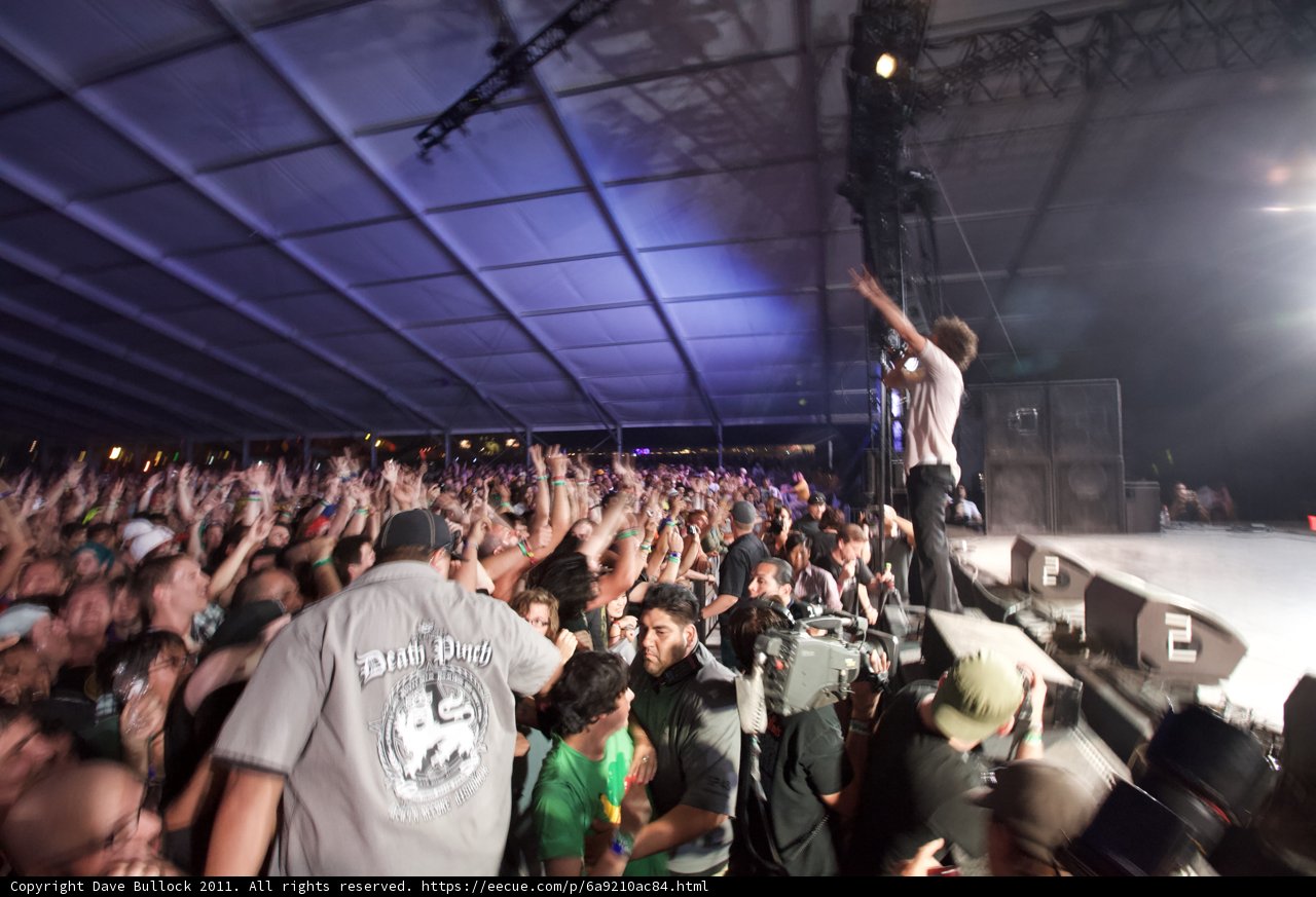 Excitement at 2011 Coachella Concert