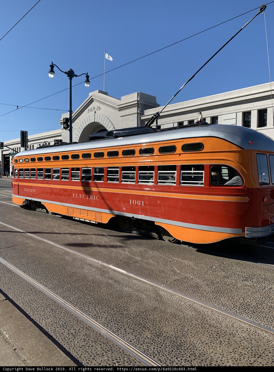 A Train Traveling through the City