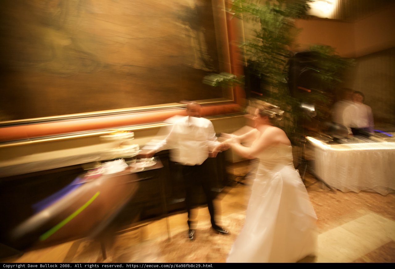 Blurry Wedding Bliss